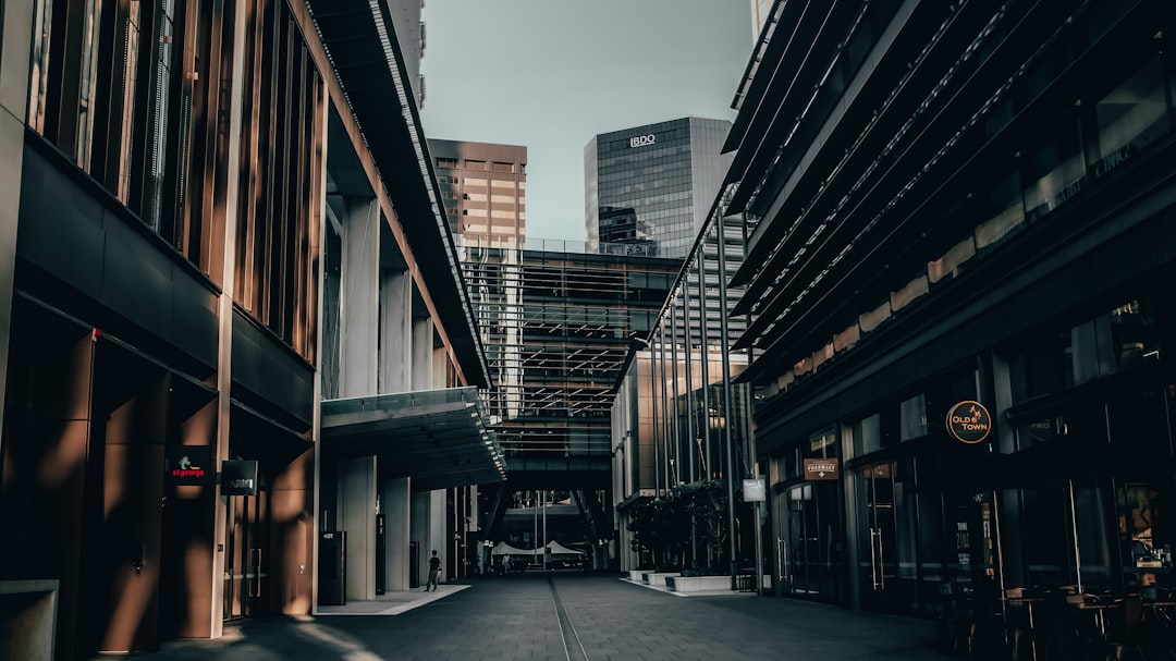 buildings in city,