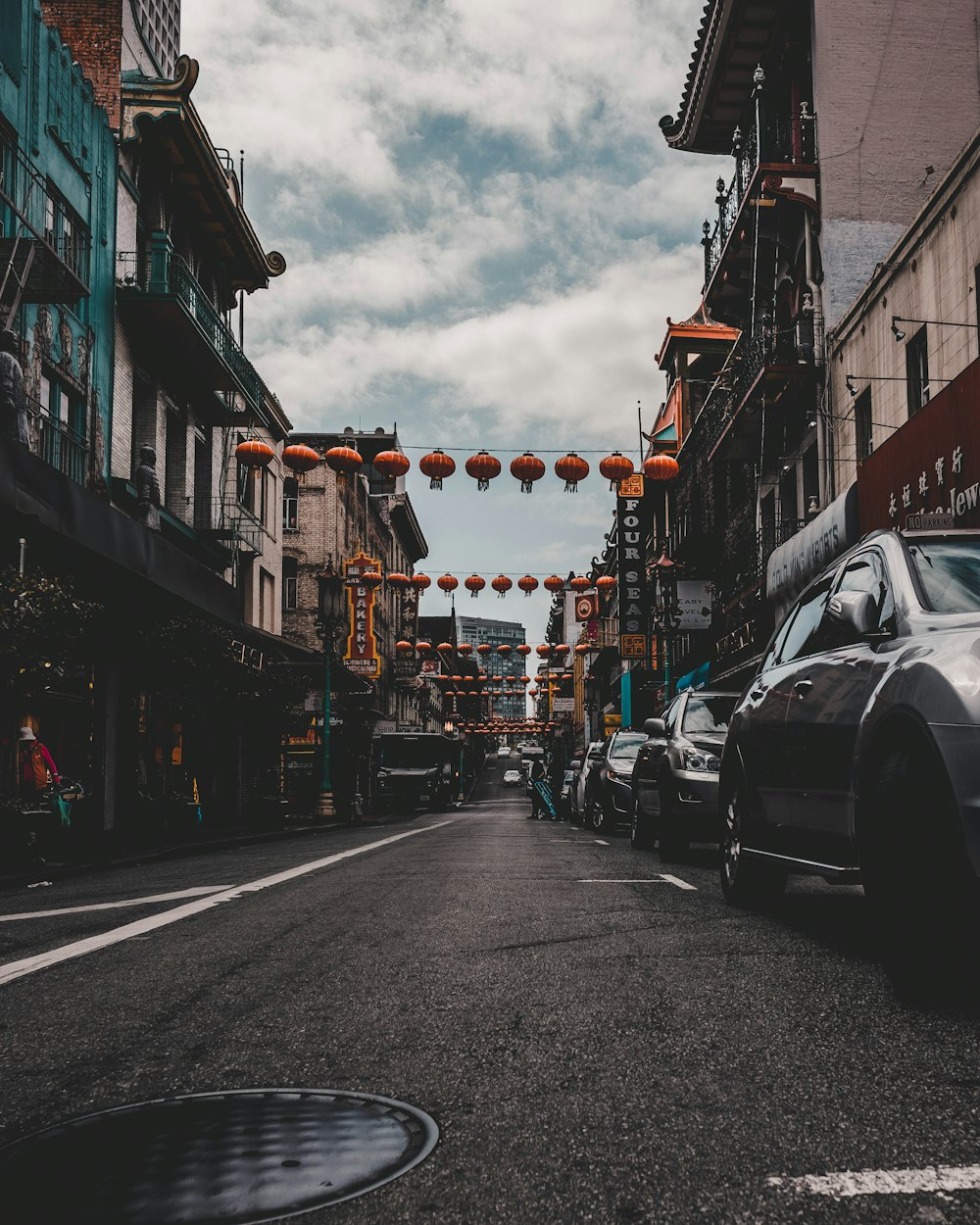 gray car beside structures