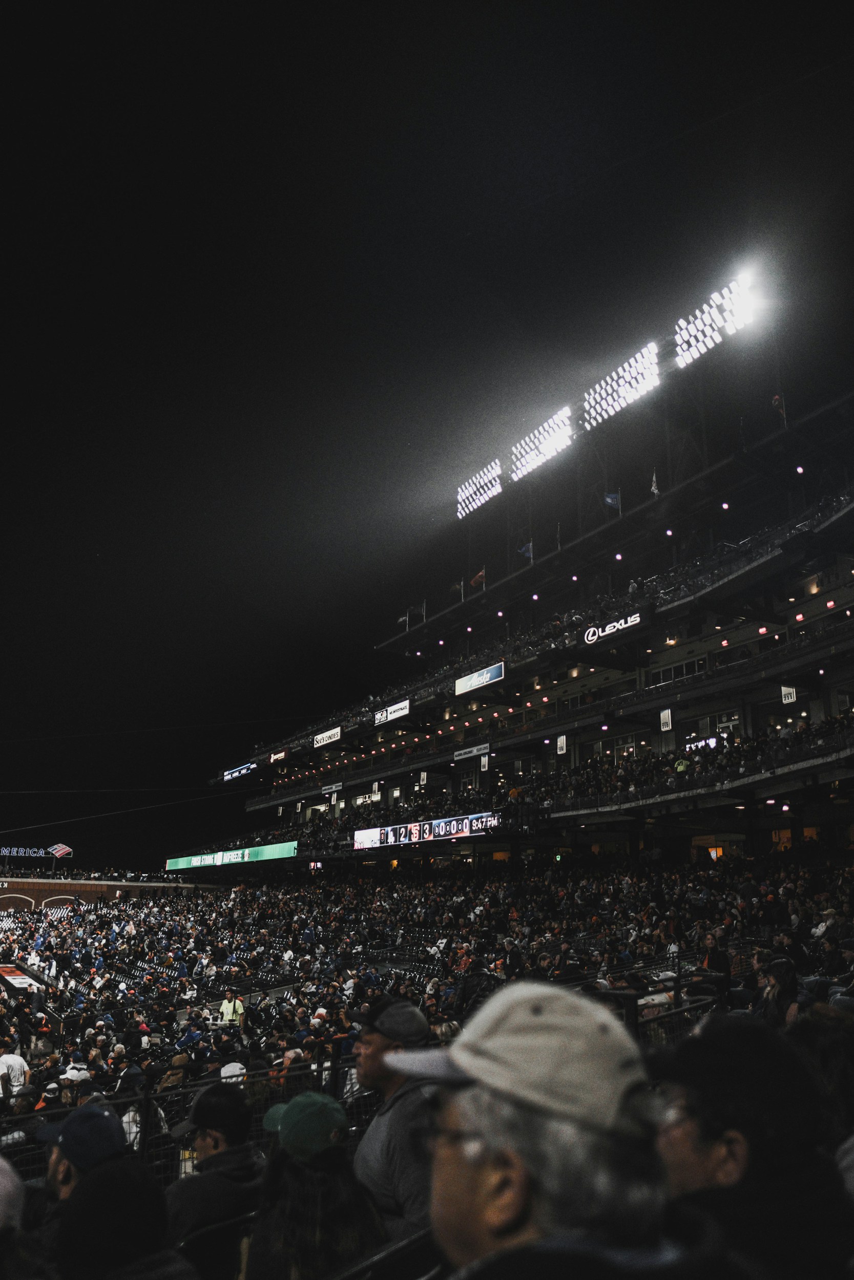 stadium crowd lights concert