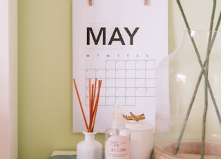 white May calendar