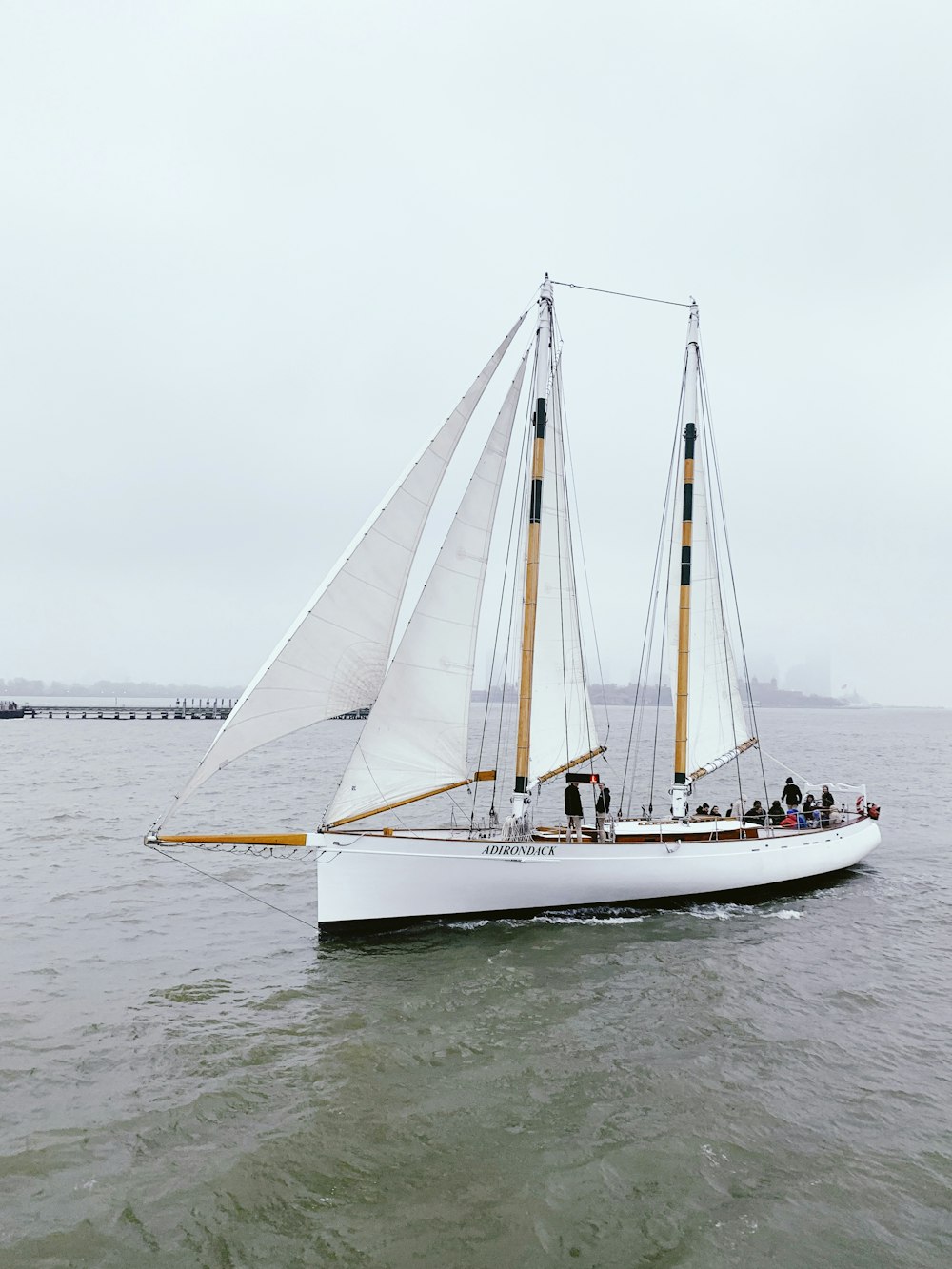 white sailboat