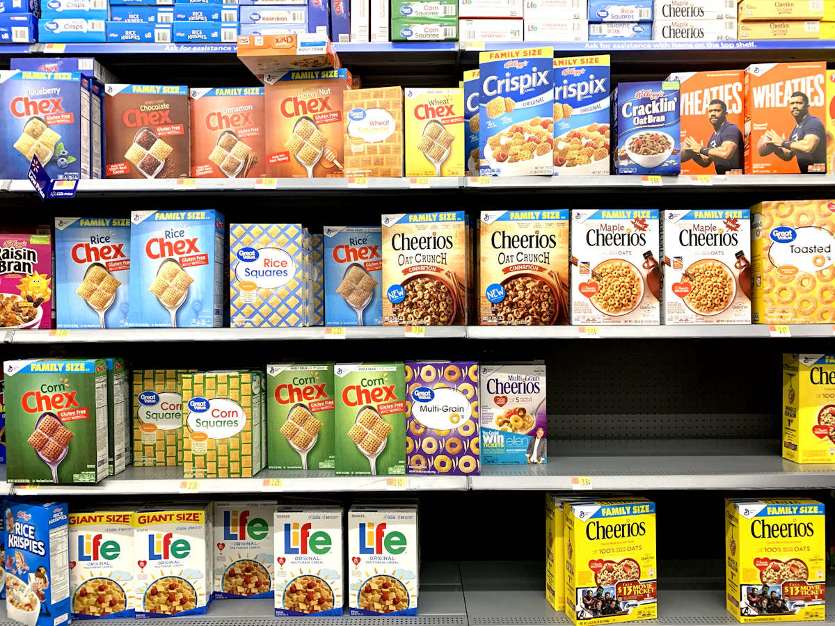 Labelled cartons ready for shipment