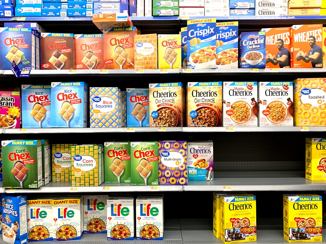 Walmart USA commercial shelf - cereal