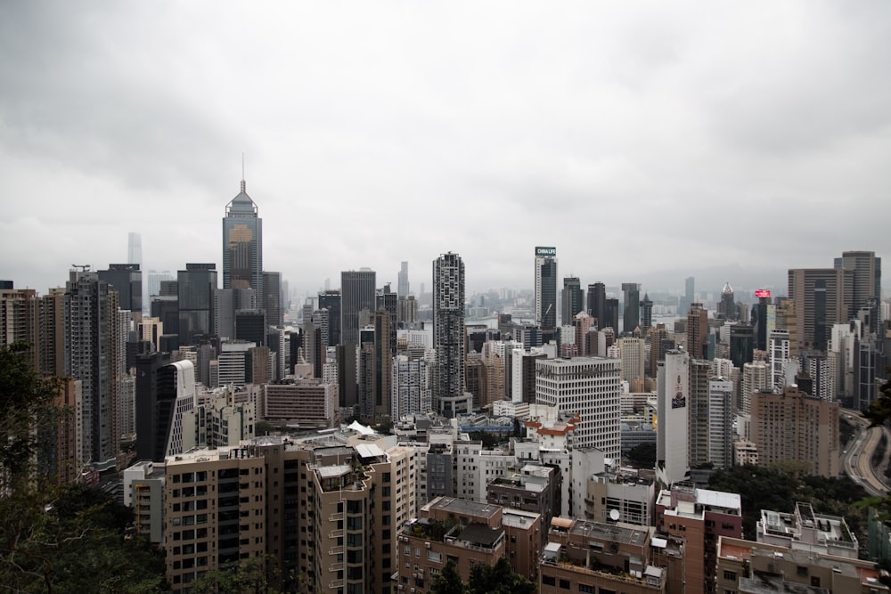 bird's eye view of Empire State Building