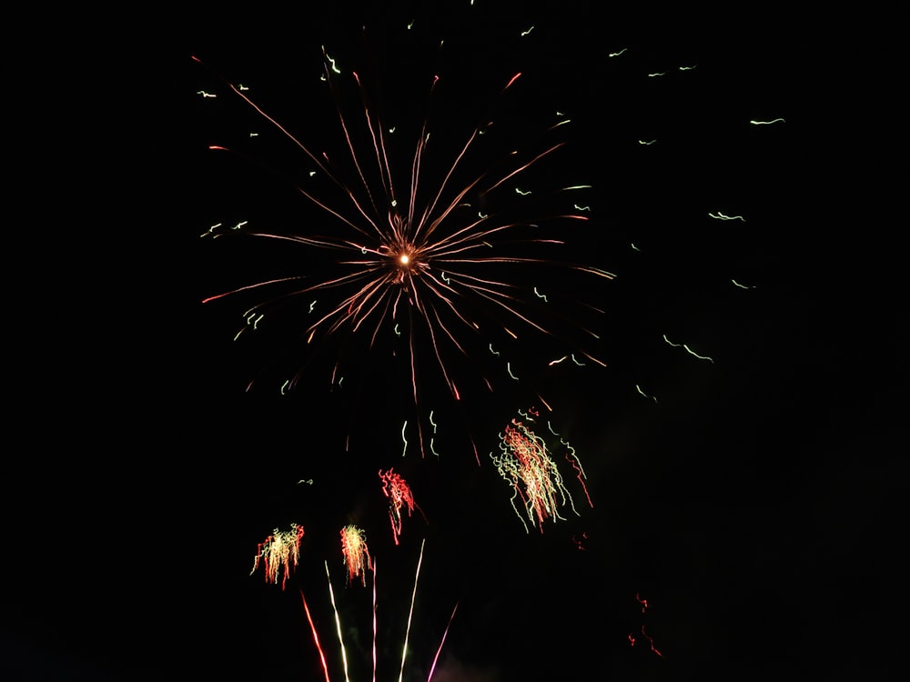 red fireworks