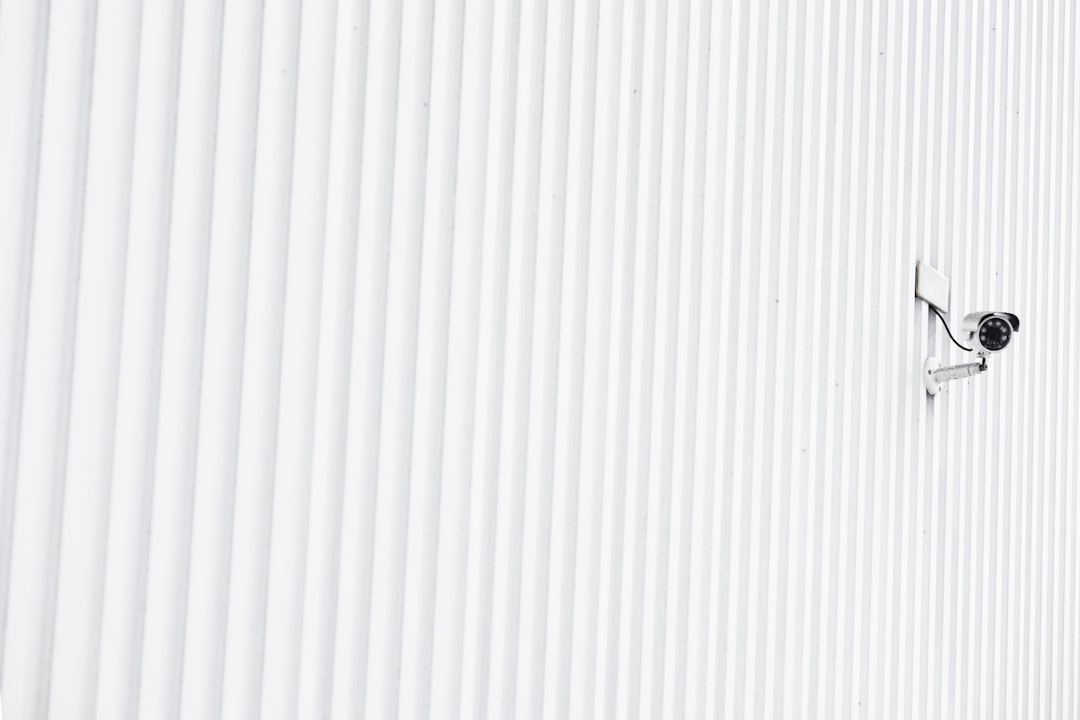 white security camera,