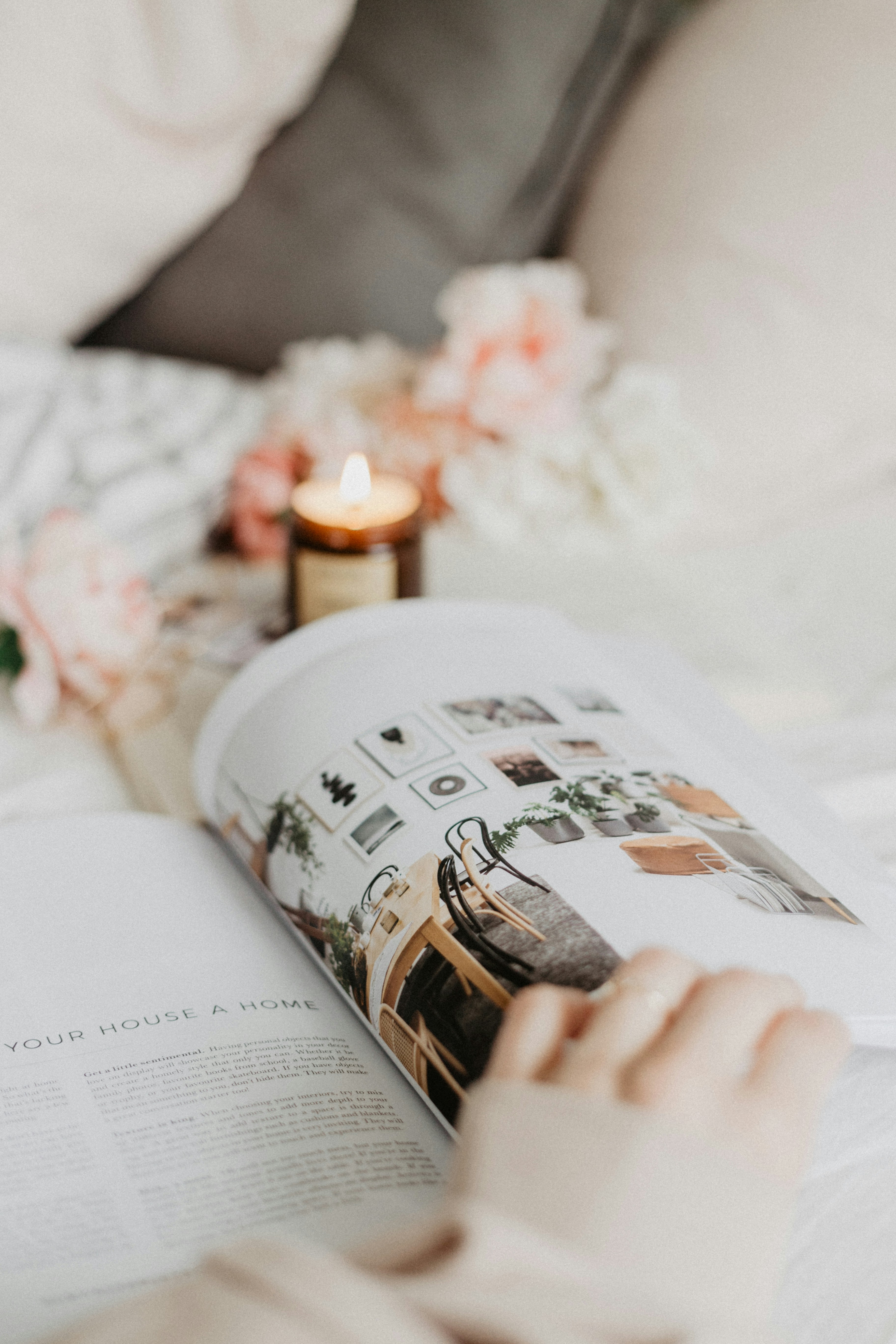 selective focus photography of opened book