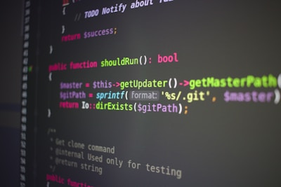 a computer screen with a bunch of text on it