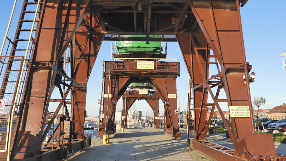 brown metal bridge during daytime