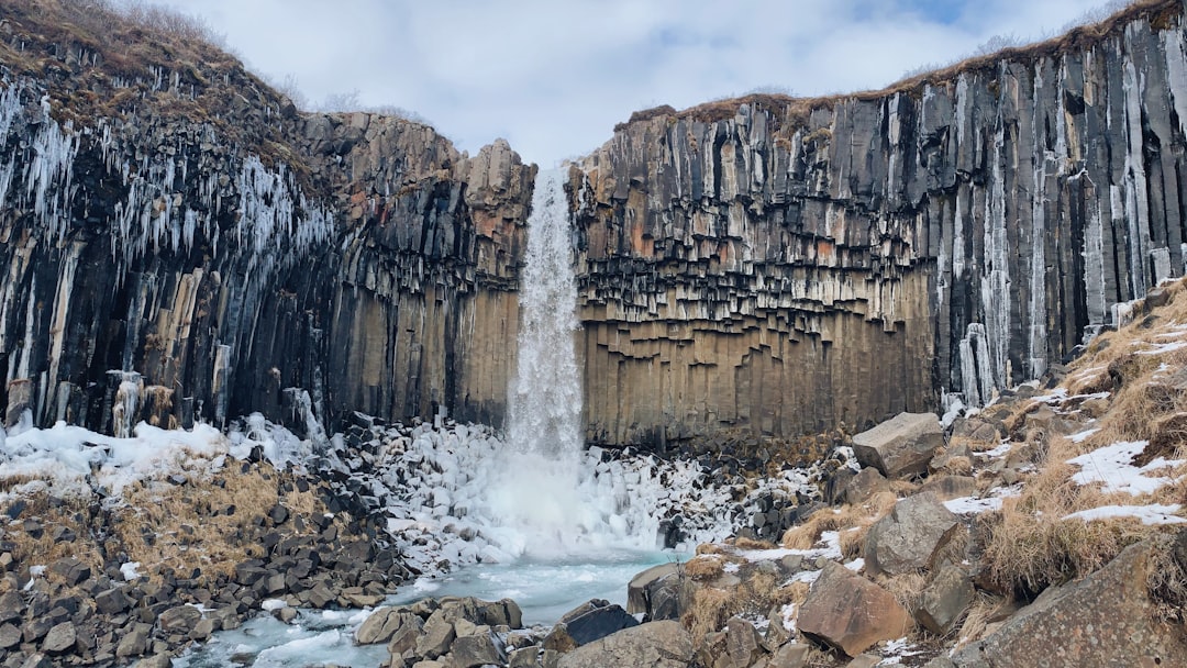 Waterfall photo spot Svartifoss Trail Fjaðrárgljúfur Canyon