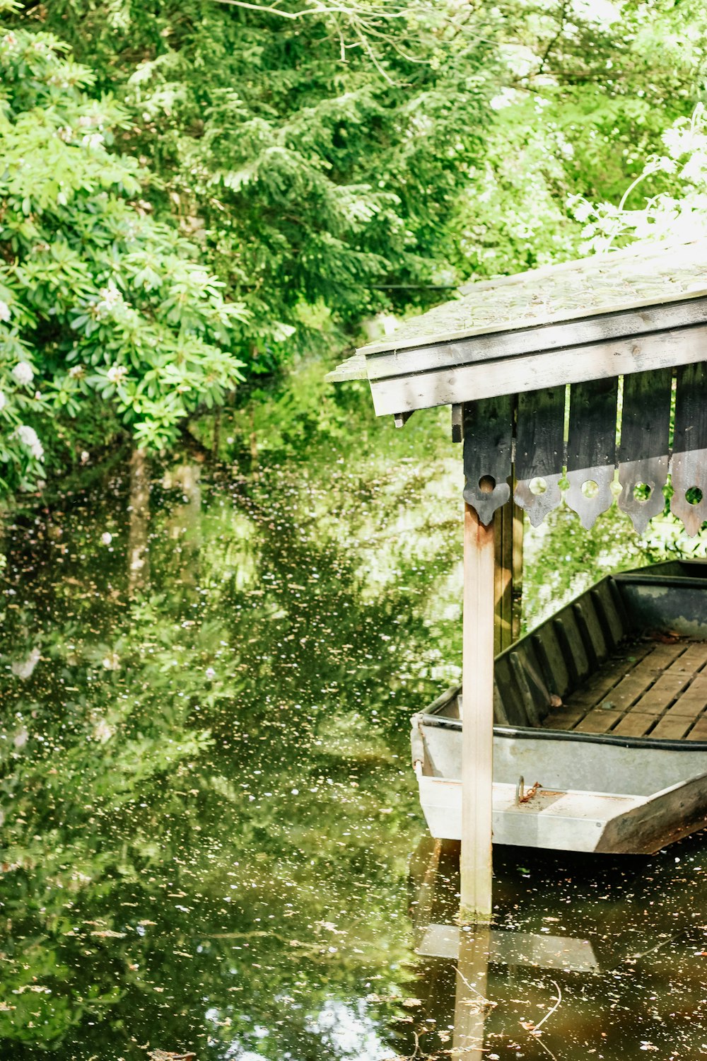 boat floating on water