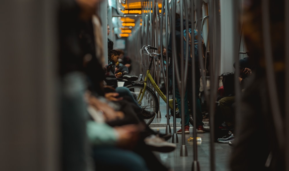 Fahrrad in der Ablage