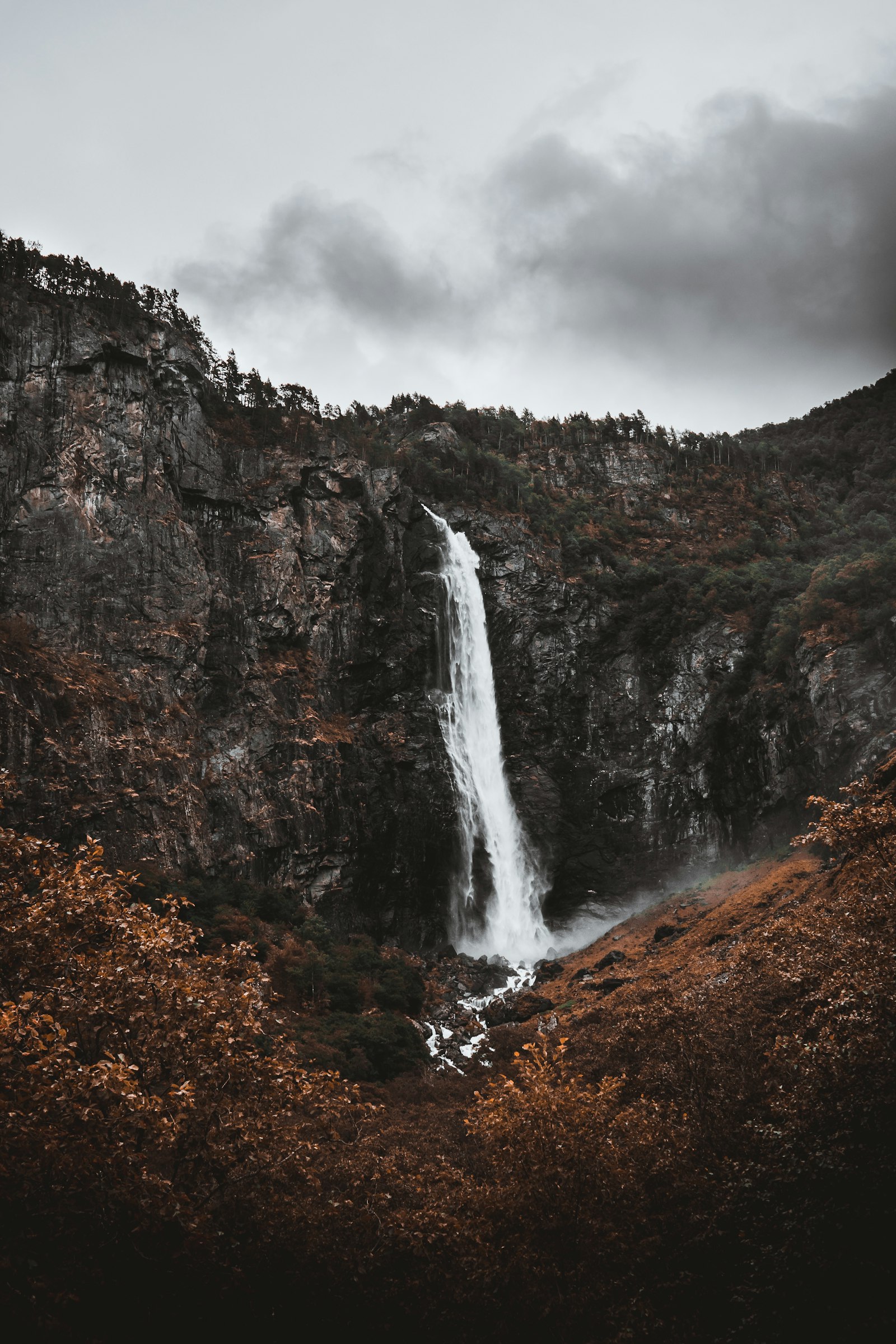 Sony E 18-200mm F3.5-6.3 OSS sample photo. Waterfalls in forest under photography