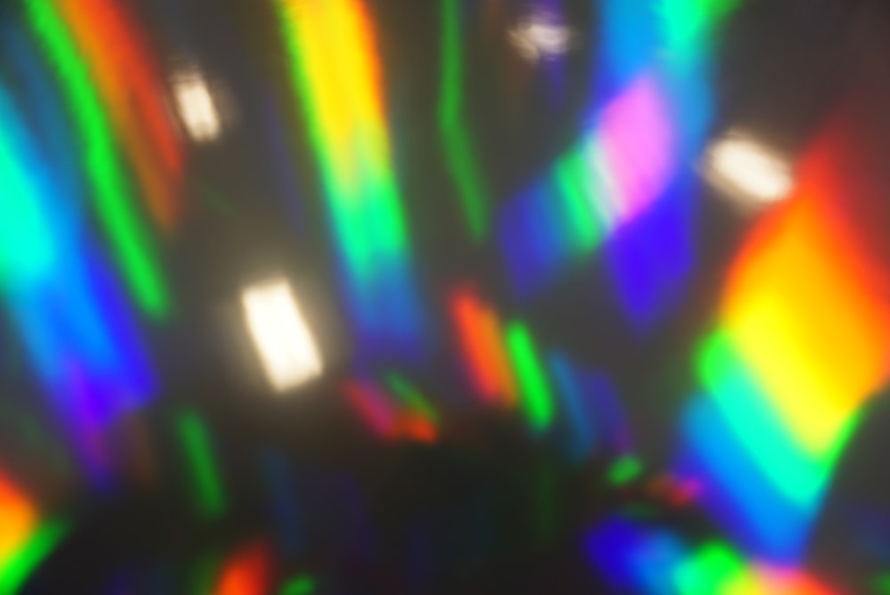 a blurry image of a multicolored background