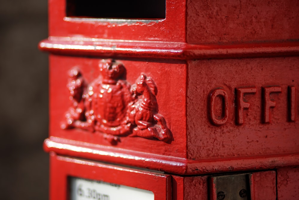 close up photo of red wall