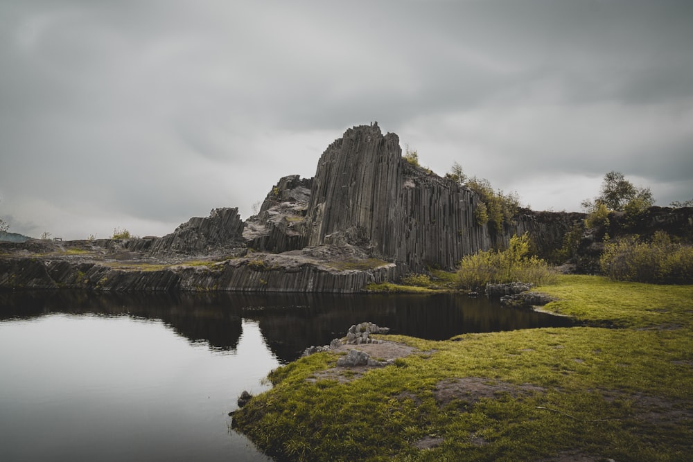 landscape photography of mountain