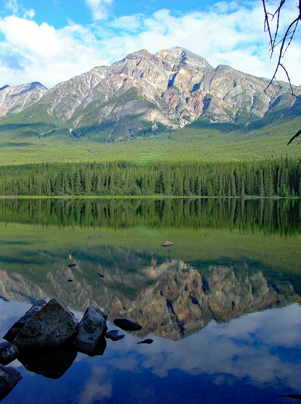 lake and mountain