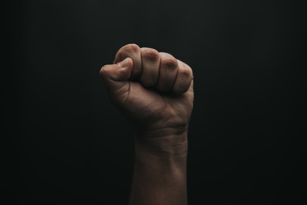 human fist photography