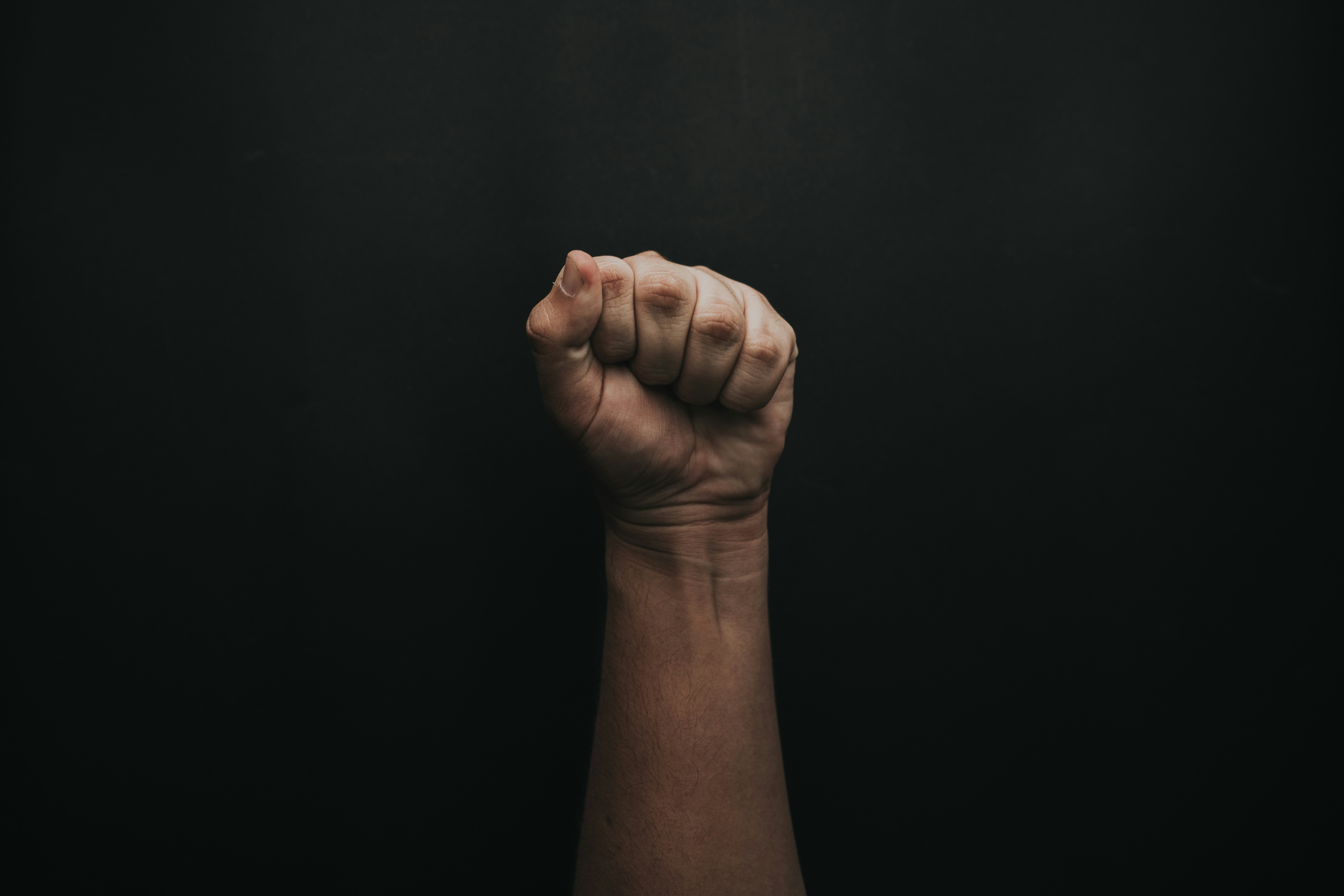 left human fist