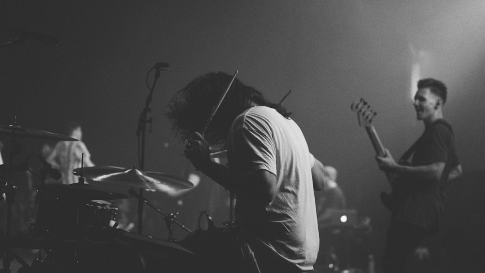 band performing on stage