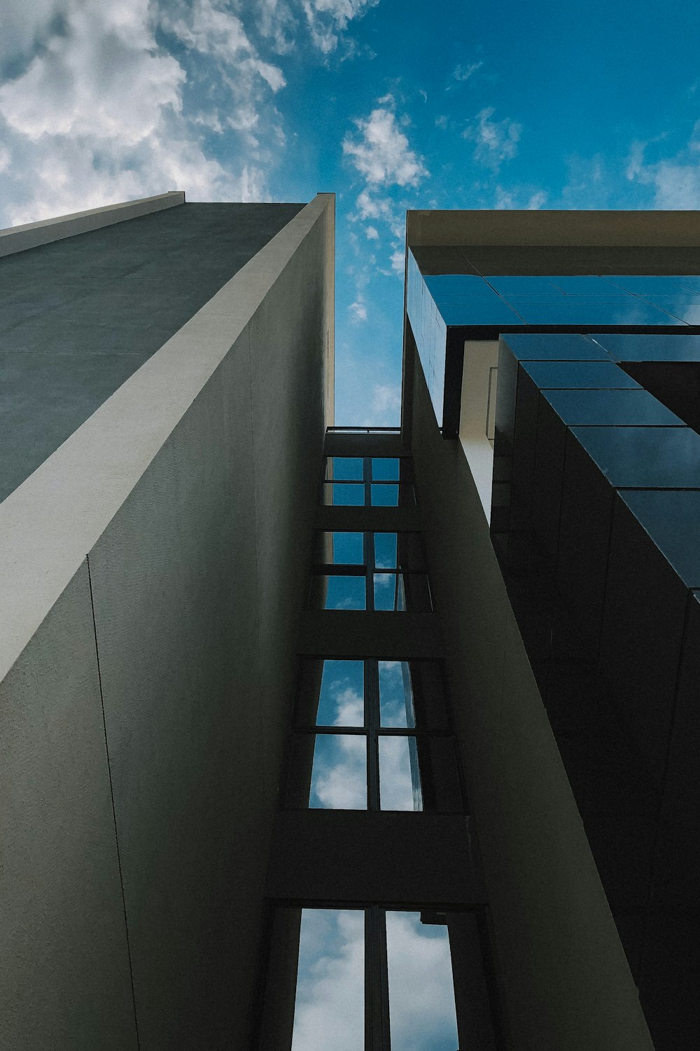 white concrete building low-angle photography