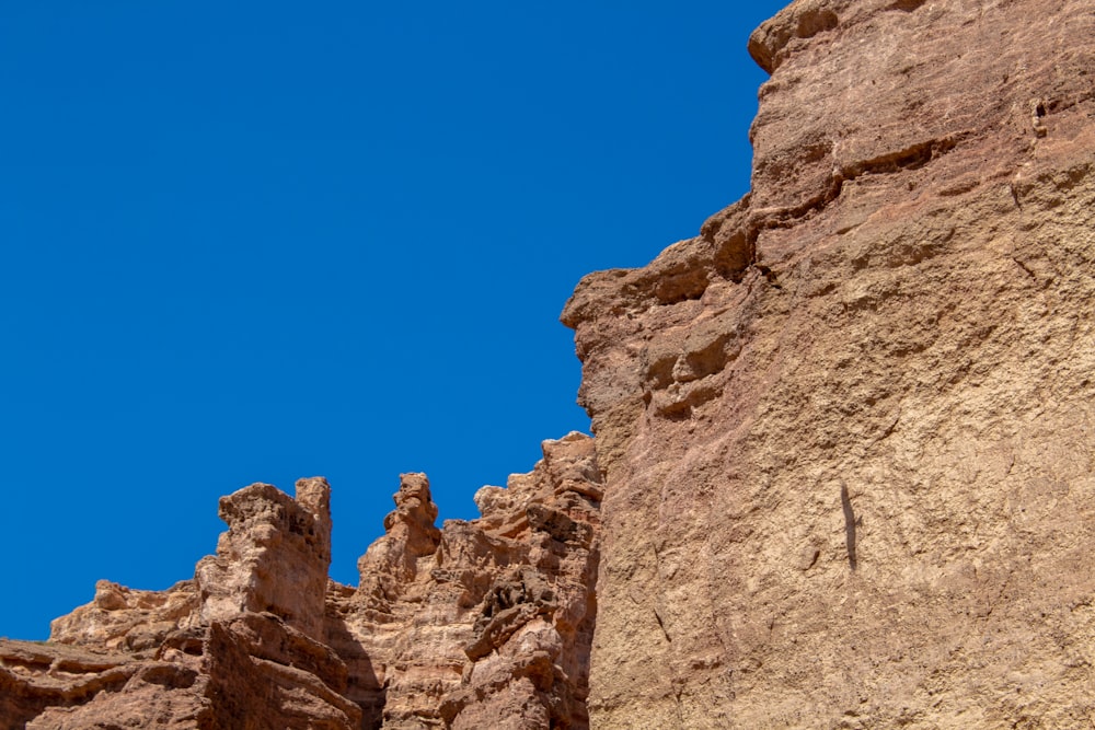 brown rock formation during daytime