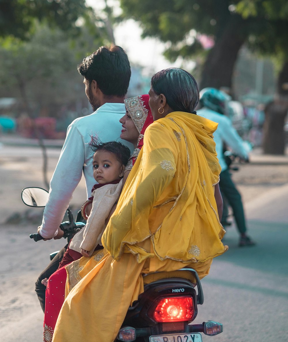 people riding motorcycle