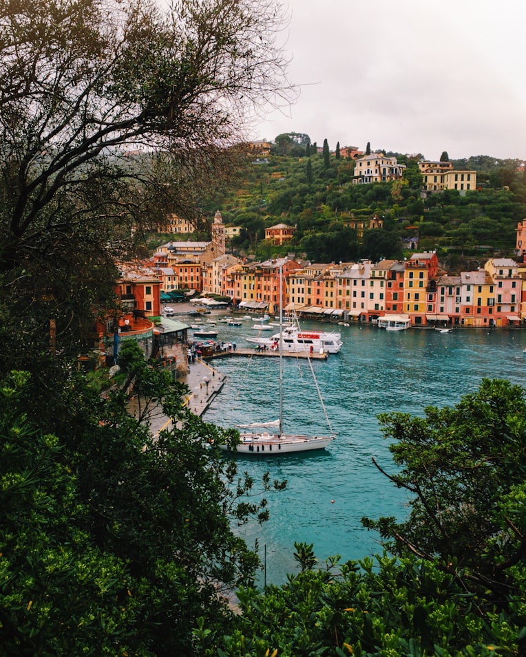 Cloudy day at the hamlet, Portofino, Italy