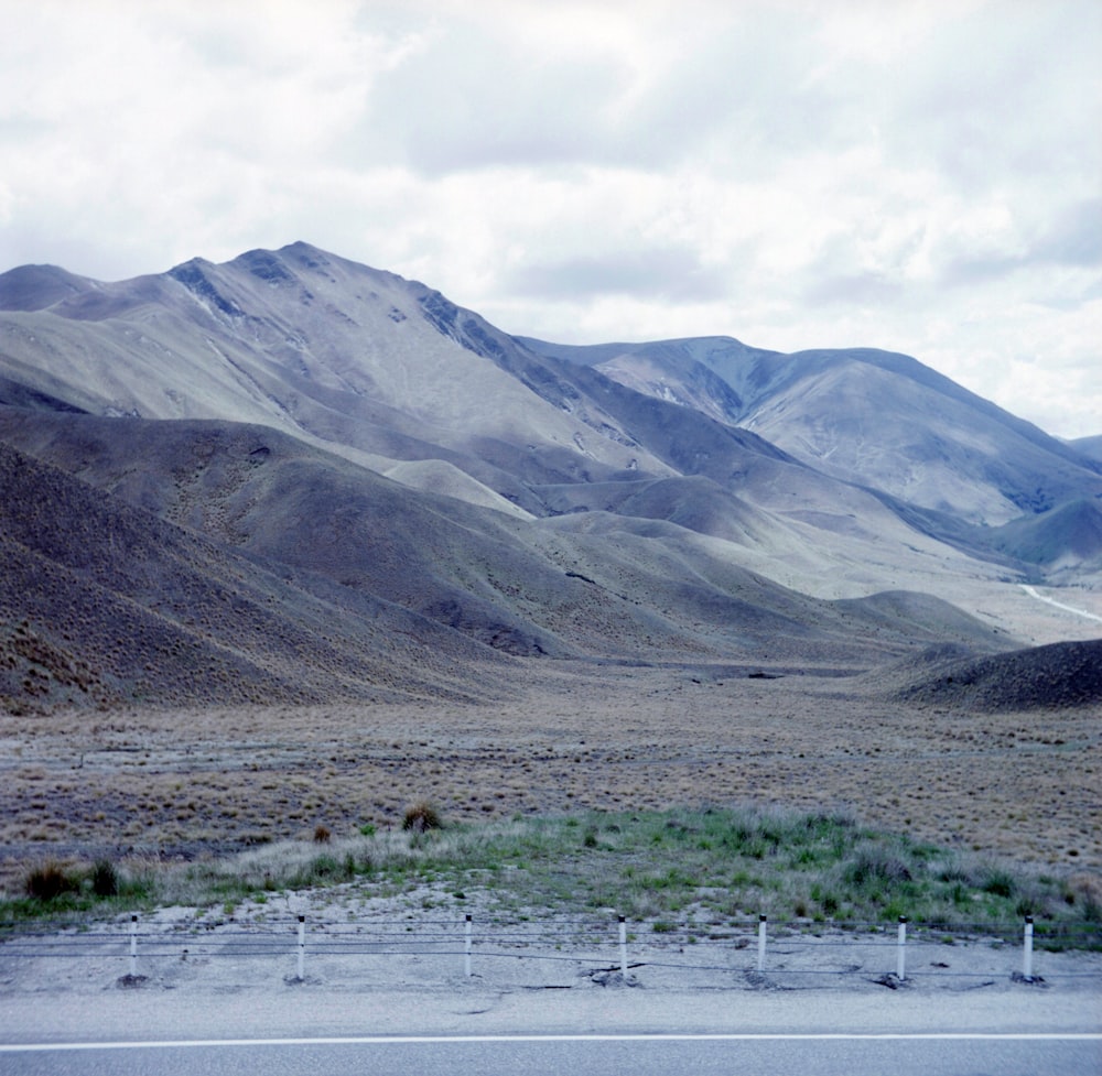 aerial photography of mountains