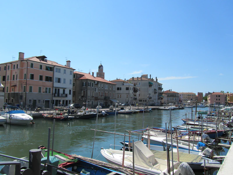 Chioggia's harbourfront on the Venetian lagoon