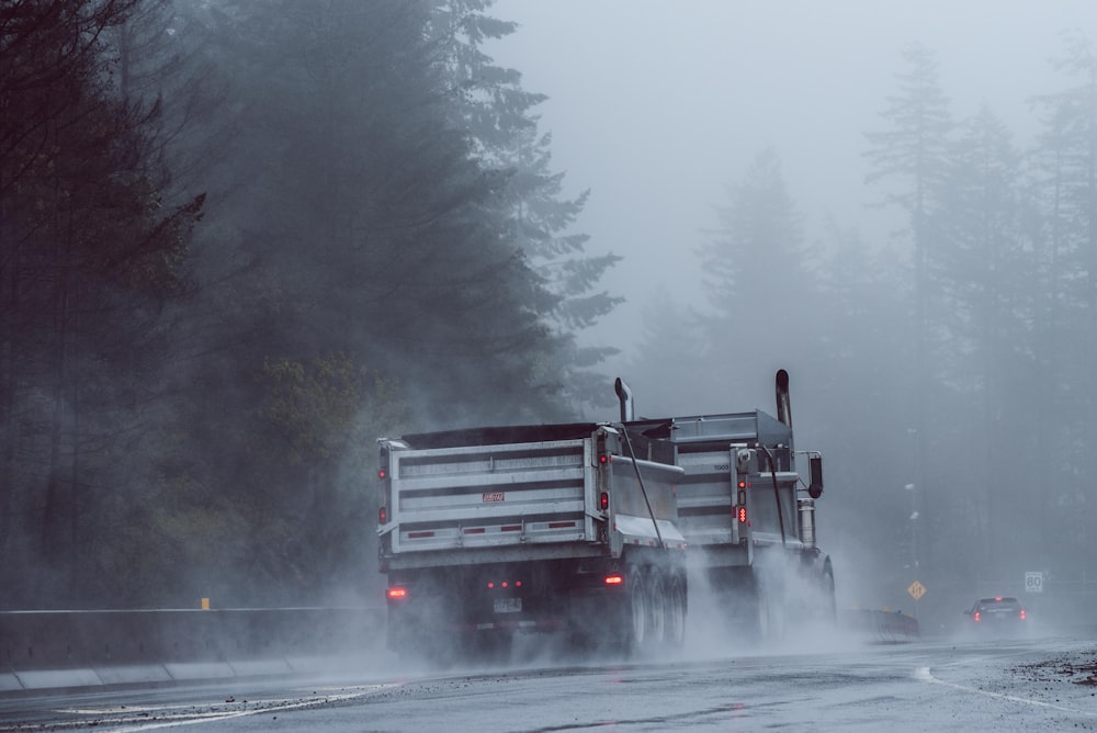 white truck