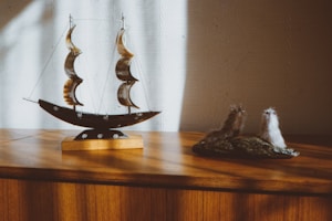 Rustic Sailboat Model