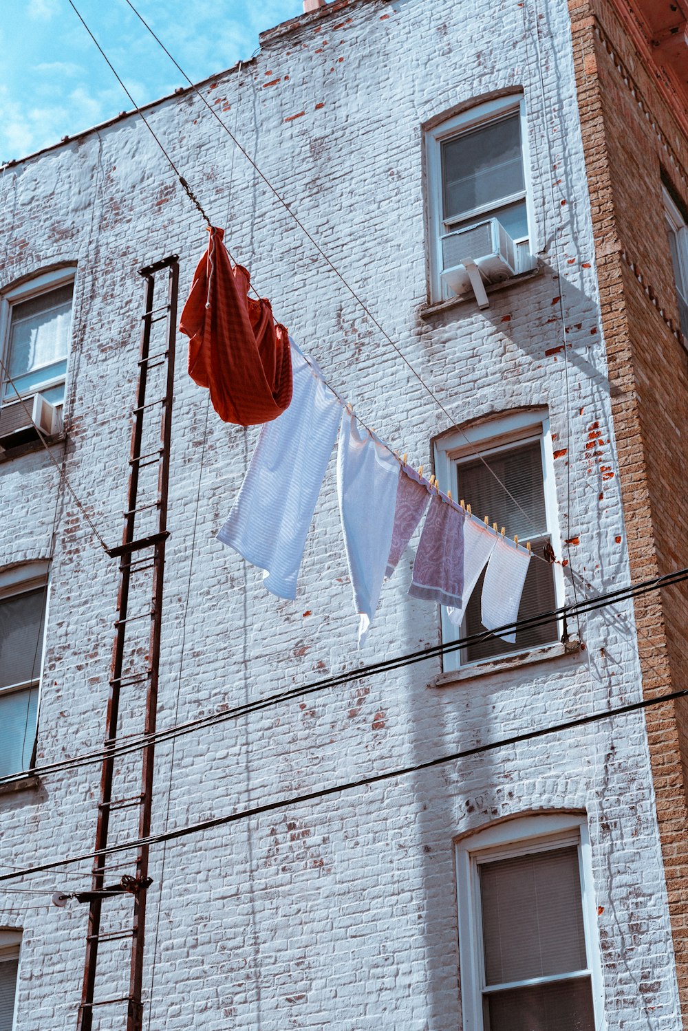 hanging clothes