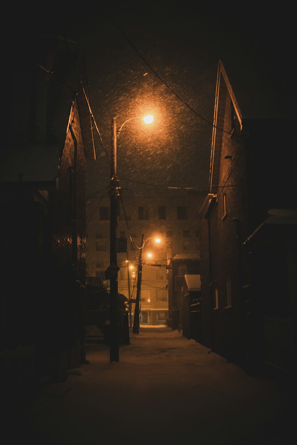 street light during nighttime
