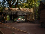 brown hut