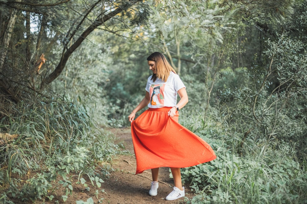 woman near tree