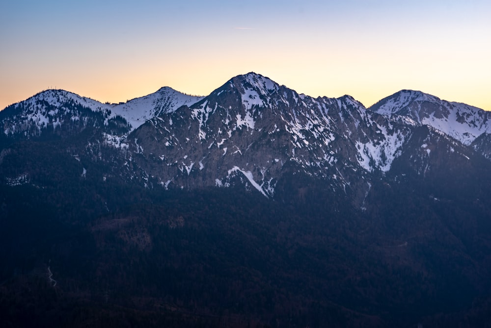 snow-covered mountain