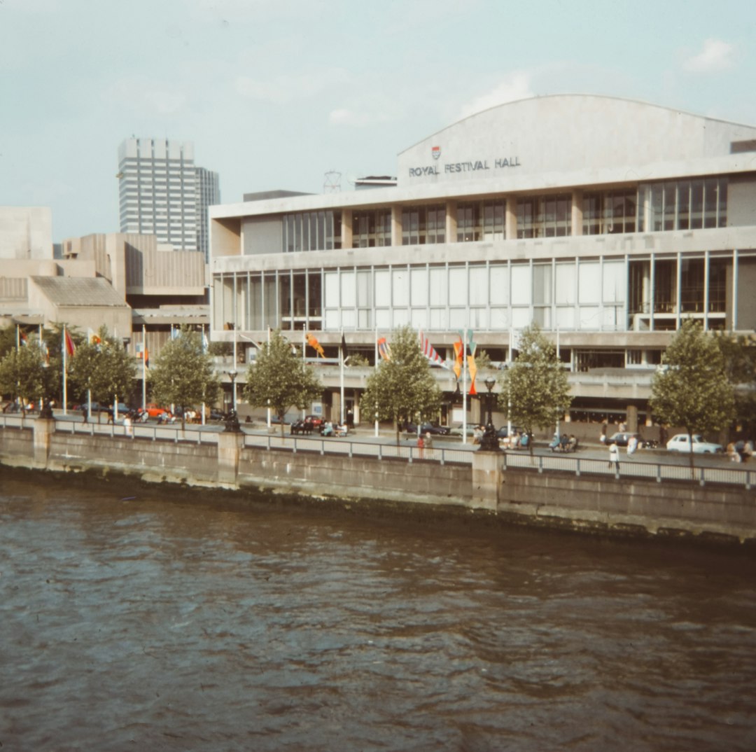 building beside river