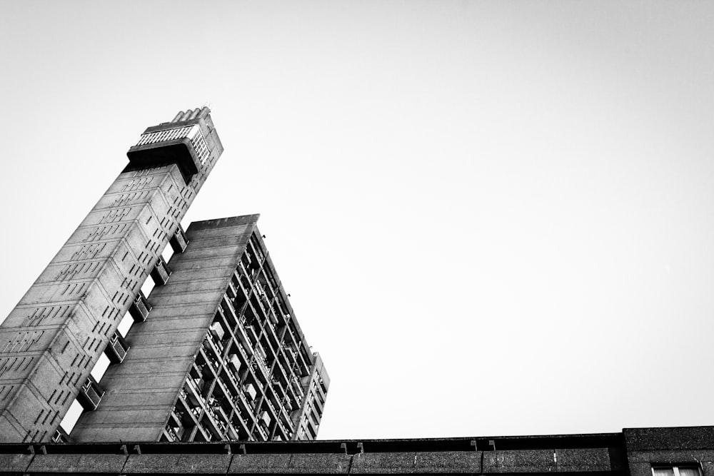 grayscale photography of concrete building during daytime