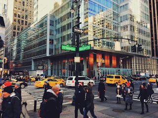 High-rise apartments in the Financial District bustling with activity