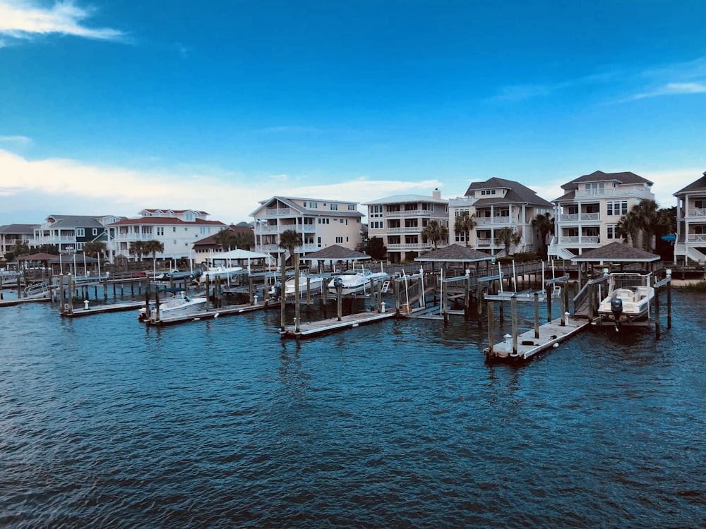 boats on ocean