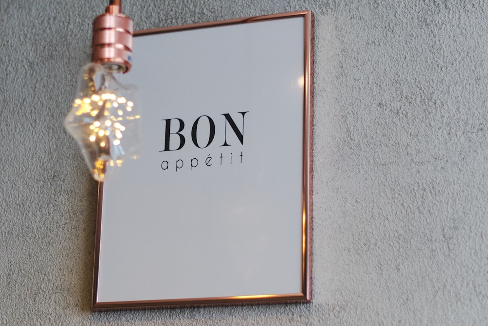 Bon Appetit wall decor