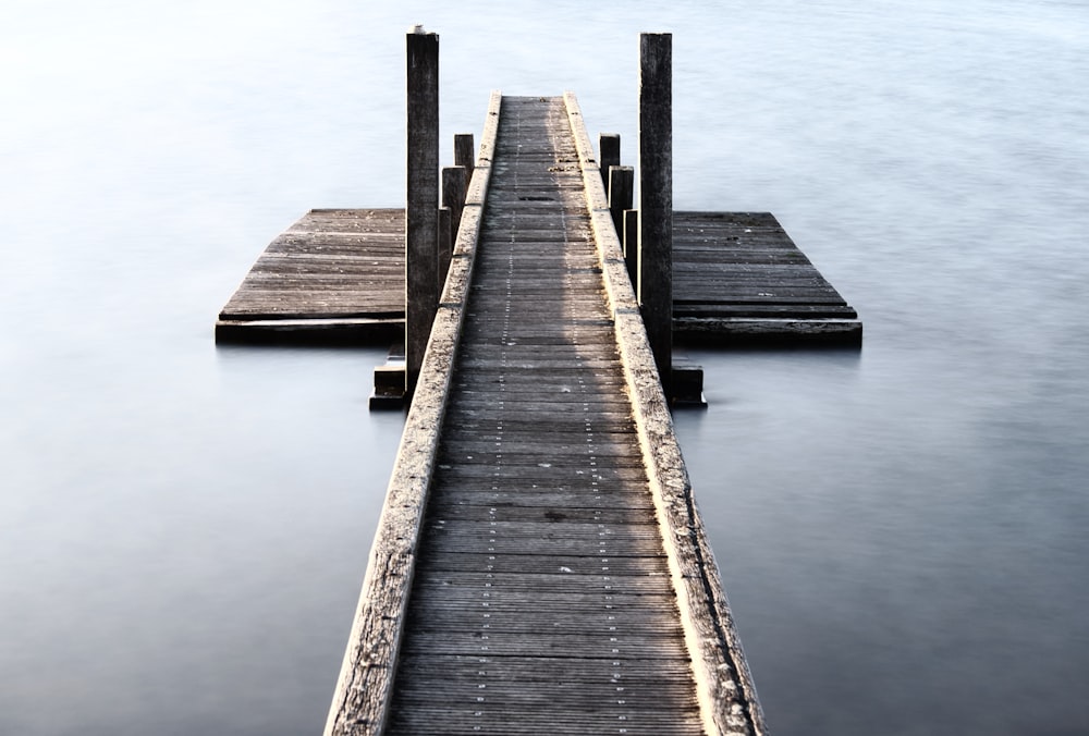 close photo of wooden dock