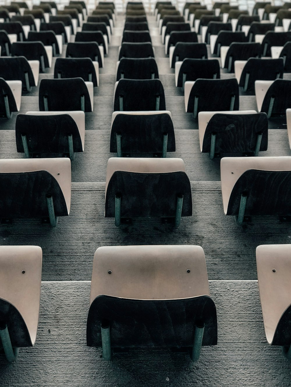 brown and black chairs