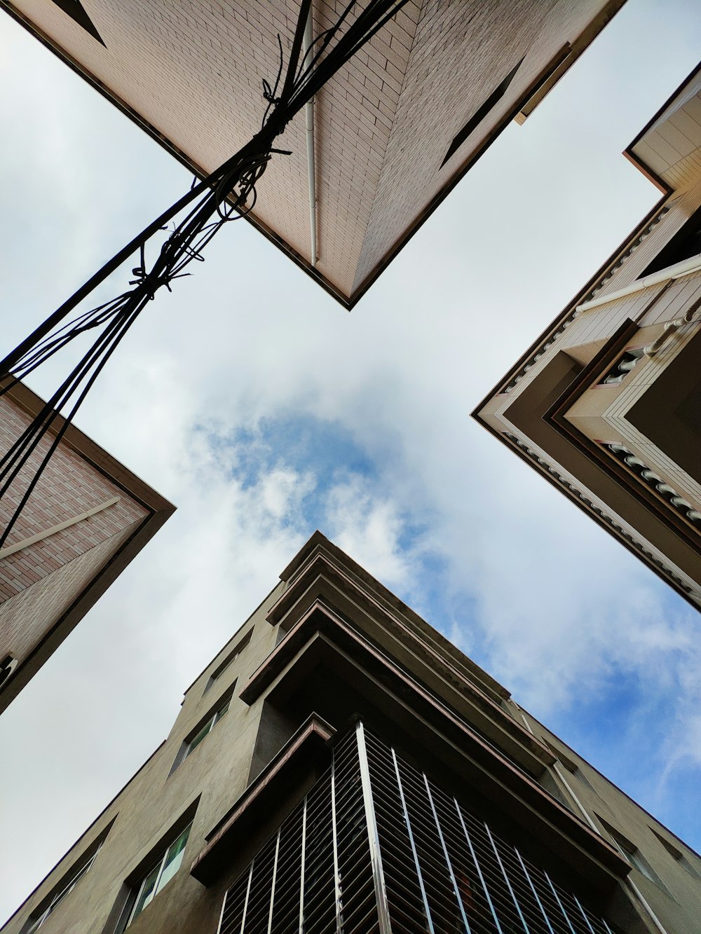 concrete buildings during day