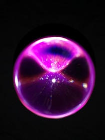 round purple light wallpaper
