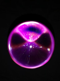round purple light wallpaper