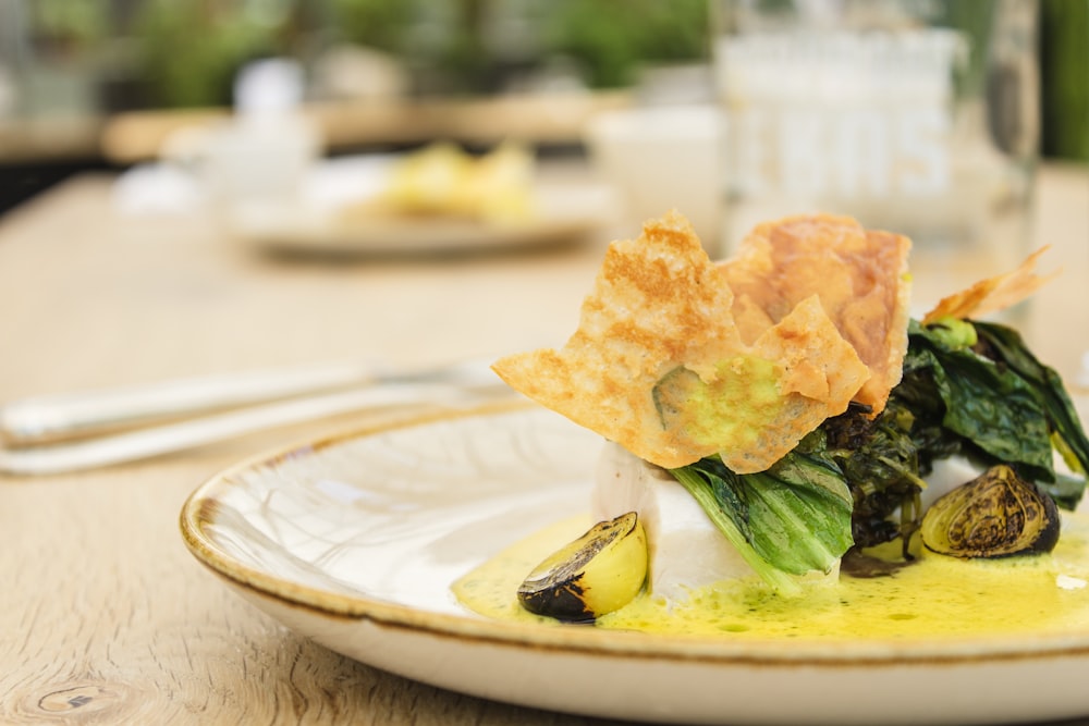 close-up photo of cooked food in plate