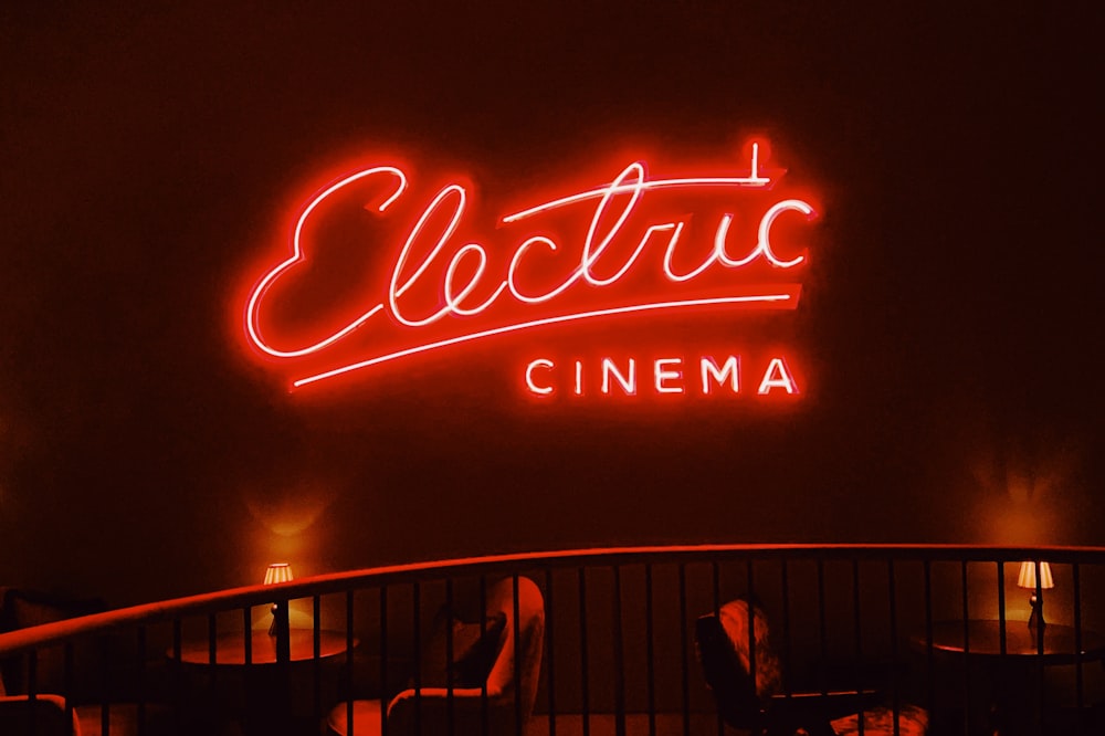 red neon signage