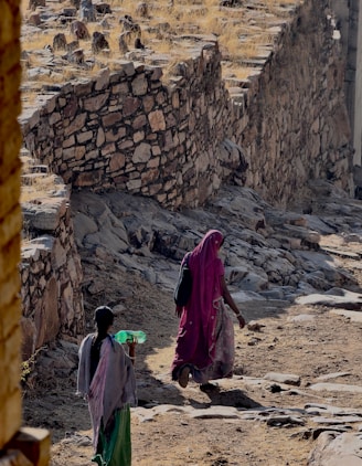 woman standing near wall